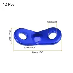 Unique Bargains Aluminum Rope Tensioner Tent Cord Adjuster for Outdoor Camping Hiking Travel