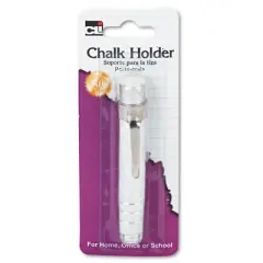 Charles Leonard Aluminum Chalk Holder, Silver