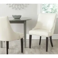 Afton 20"H Side Chair w/ Nail Heads (Set of 2)  - Safavieh