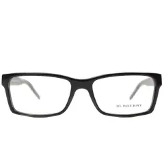 Burberry  3001 Unisex Rectangle Eyeglasses Black 54mm