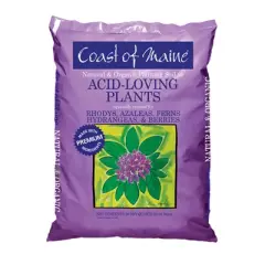 Coast of Maine Organic Natural Garden Compost Potting Planting Soil Blend for Acid Loving Plants, Bushes, and Flowers, 20 Quart Bag (2 Pack)