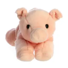 Aurora Mini Flopsie 8" Percy Pig Pink Stuffed Animal