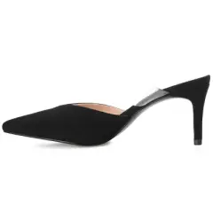 Journee Collection Womens Ollie Mules Low Stiletto Pointed Toe Pumps
