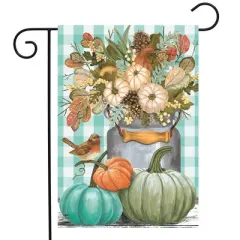 Briarwood Lane Fall Garden Flag 18x12.5 For Outdoor Pastel Pumpkins Garden Flag Flag For Fall Garden Flag Flags For Outside