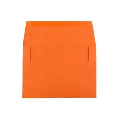 JAM Paper A6 Colored Invitation Envelopes 4.75 x 6.5 Orange Recycled Bulk 250/Box (15905H)