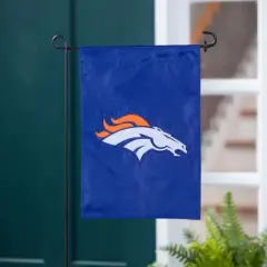 Evergreen NFL Denver Broncos Garden Applique Flag 12.5 x 18 Inches Indoor Outdoor Decor