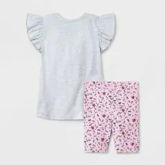 Toddler Girls' Gabby's Dollhouse Top and Bottom Set - Purple