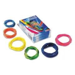 Alliance Brites Pic-Pac Rubber Bands Blue/Orange/Yellow/Lime/Purple/Pink 1-1/2-oz Box 07706