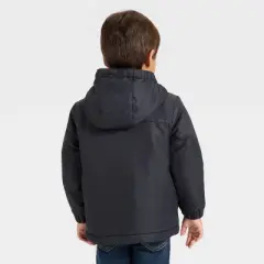 Toddler Boys' 3-in-1 Snowplay Jacket - Cat & Jack&trade; Black