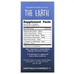 Happy Healthy Hippie Namastay In Bed, Plant-Based Sleep Aid, 60 Veggie Capsules