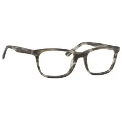 Esquire Mens EQ1558 Designer Oval Frame Reading Eyeglasses in Matte Grey 54mm