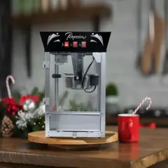 KTMBDW Commercial Popcorn Machine, 12 Oz Kettle, 850 W Countertop Popcorn Maker for 80 Cups per Batch, Theater Style Popper