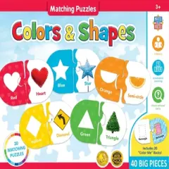 MasterPieces Kids Games - Educational Colors & Shapes Matching Game