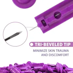 LotFancy Lancets for Diabetes Testing, 30 Gauge, 300-Count Twist Top Lancets for Blood Testing