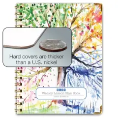 Elan Publishing Company Hardcover Teacher Lesson Plan 8 Period: Days Vertically Down The Side (Tree Seasons)