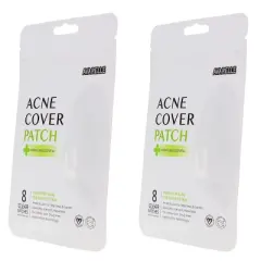 Avarelle Acne Cover Pimple Patch Frontline Essential 8 Oval Patches 2 Pack