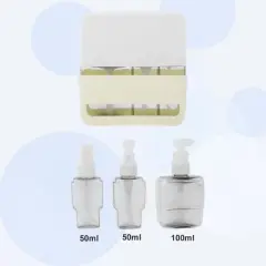 Unique Bargains Reusable Travel Container Set 3 Pcs