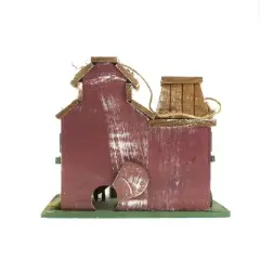 Zingz Home Rustic Farmstead Birdhouse 10.25x7x8.5"