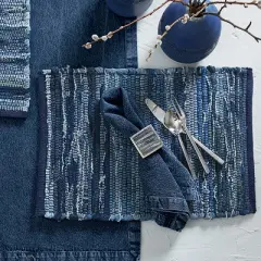 Park Designs Indigo Chindi Placemat Set of 4