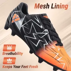 Vizari Lucia Junior Firm Ground Soccer Cleats for Kids | Synthetic Football Cleats with TPU Outsole | Perfect for Boys and Girls