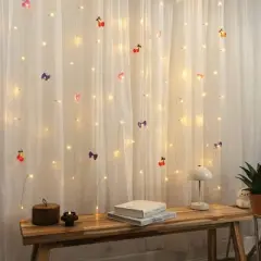 West & Arrow Drippy Heart and Cherry Heart with Bow Multi Icon String Lights