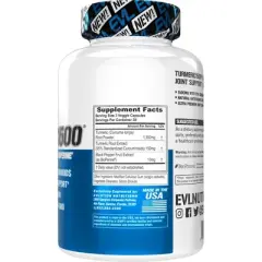 Evlution Nutrition Turmeric Curcumin - Antioxidant Support - 30 Servings