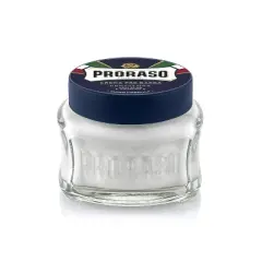 Proraso Pre-Shave Crema Protective with Aloe and Vitamin E | Rich, Thick Texture | Softhening the Beard | Adding Extra Layer of Protection - (3.6 oz)
