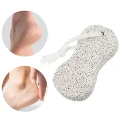 Unique Bargains Double-Sided Figure 8 Pumice Stone Foot File Gray 2 Pcs