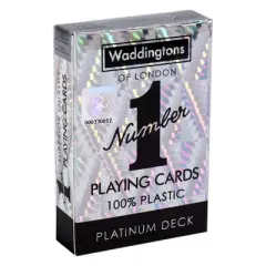 Top Trumps Waddingtons Number 1 Platinum Playing Cards