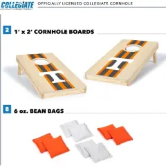 NCAA Tennessee Volunteers 1'x2' Wood Cornhole Set