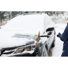 Snow Moover 39" Extendable Snow Foam Brush and Ice Scraper with Soft Grip