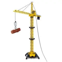 Ready! Set! Play! Link 50" Wired Remote Control Crawler Crane With Tower Lights And Adjustable Height