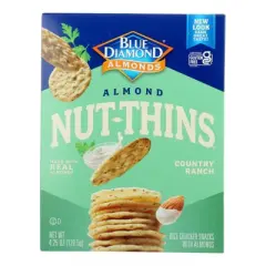 Blue Diamond Almond Nut-Thins Country Ranch - Case of 12/4.25 oz