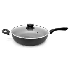 Starfrit Starbasix 11-In. Nonstick Aluminum Deep Fry Pan with Lid