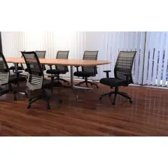 Linear Mesh Task Chair Black - Boss Office Products