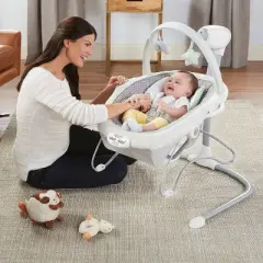 Graco Soothe n Sway LX Swing with Portable Bouncer - Derby