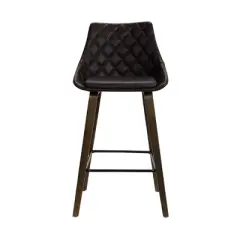 26" Dani Swivel Barstool Brown - Armen Living