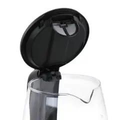 Better Chef 1.7 Liter 360 Degree Glass Cordless Electric Kettle in Red