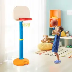 Costway Kids Children Basketball Hoop Stand Adjustable Height Indoor Outdoor Sports Toy