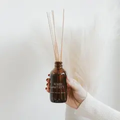 Sweet Water Decor Warm and Cozy Amber Reed Diffuser - 3.5oz