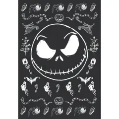 Women's The Nightmare Before Christmas Halloween Jack Skellington Sweater Print Racerback Tank Top