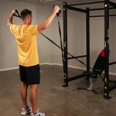 Iron Neck Dynamic Training Bands with Max Resistance | Train, Workout, or Rehab Training Band | Stretches from 3 to 9 ft | Cloth-Wrapped