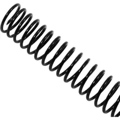 Juvale 50 Pack Black Spiral Binding Coils, Plastic Spines for 160 Sheets, 12 in, 20mm, 4:1 Pitch