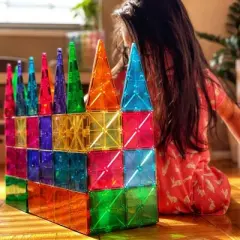 MAGNA-TILES Clear Colors 74pc Set