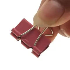 Unique Bargains Office Home Metal Paper Binder Clips 48 Assorted Color 25mm Width