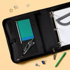 2" Zipper Binder with Pouch Tablet - up&up&trade;