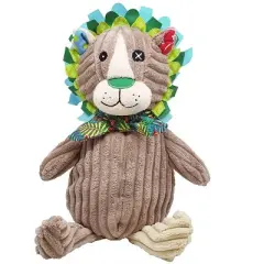 TriAction Toys Les Deglingos Big Simply Plush Animal In Tube | Jelekros the Lion