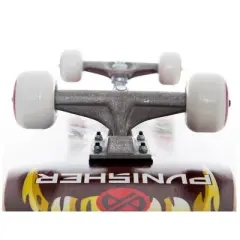 Punisher Skateboards Ranger Complete 31-Inch Skateboard with Canadian Maple, Black