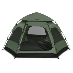 Jeep by Delta Children Compass 4-Person Pop Up Instant Tent with Carry Bag - Olive Green