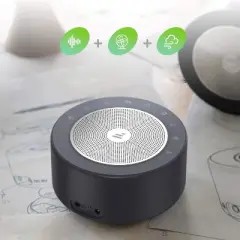 Letsfit White Noise Machine with 7-Color Night Lights, 30 High Fidelity Soundtracks, Full Touch Metal Grille and Buttons - T3